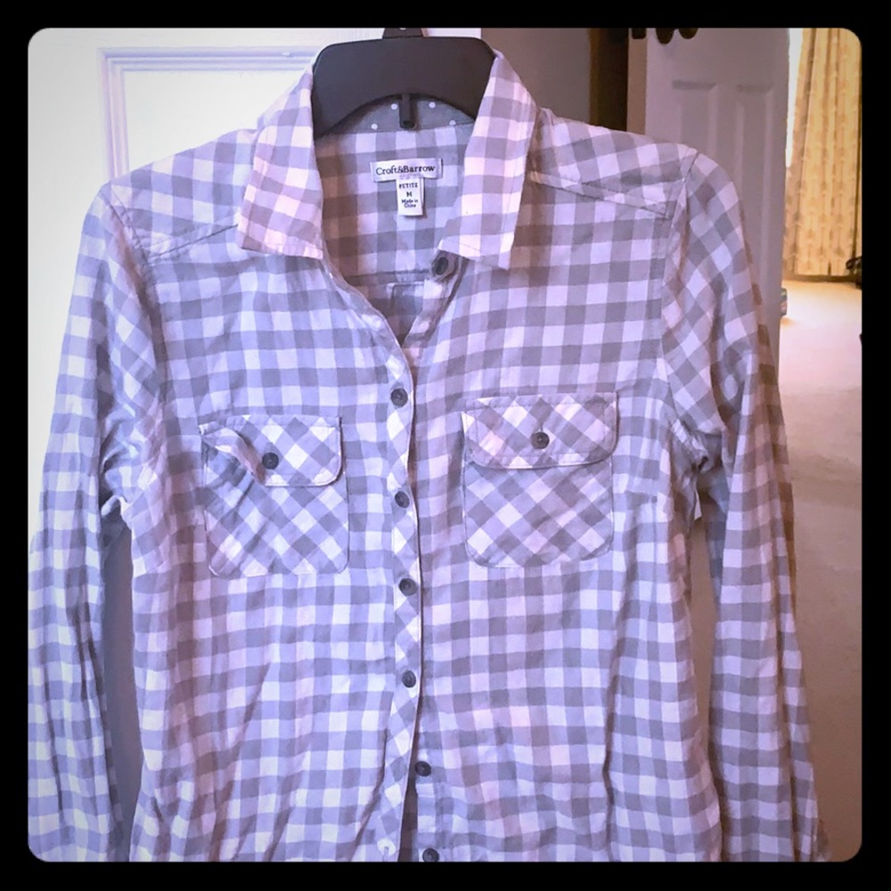 Plaid flannel shirt